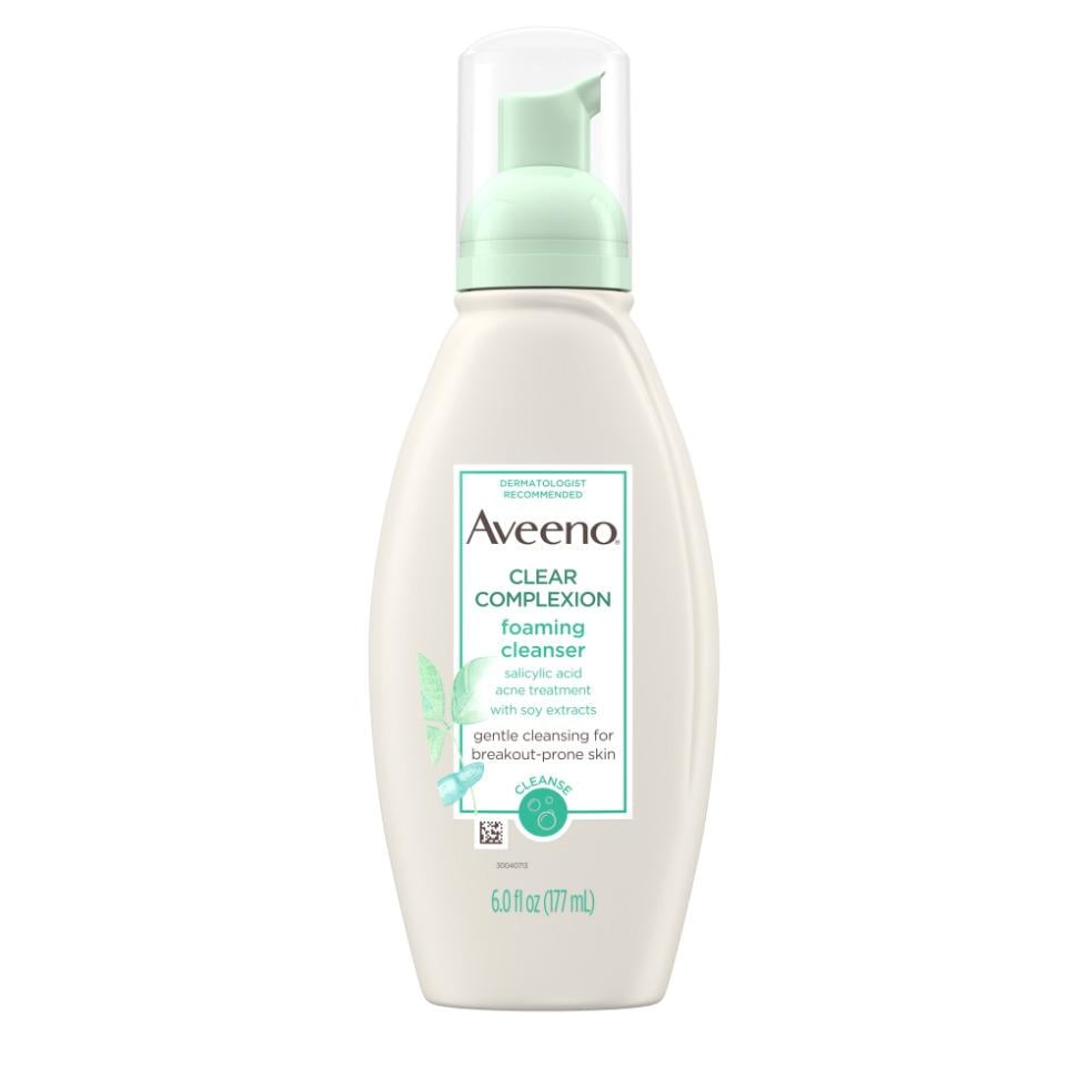 AVEENO® Clear Complexion Foaming Soap-Free, Oil-Free Cleanser