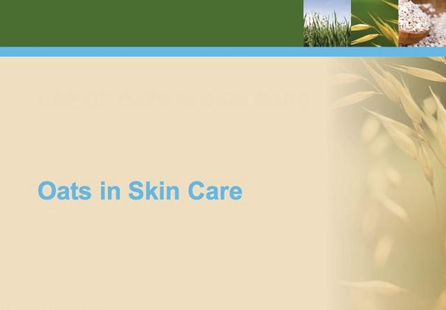 Oats in Skin Care